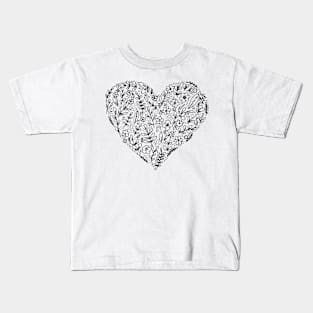 Heart Flower Kids T-Shirt